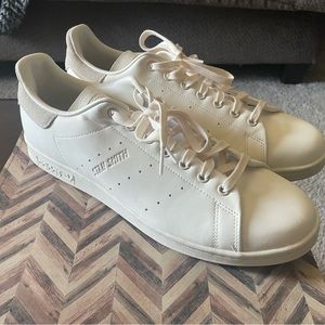 Men’s size 13, Stan Smith, Color: Chalk White. Never been worn, limited edition.